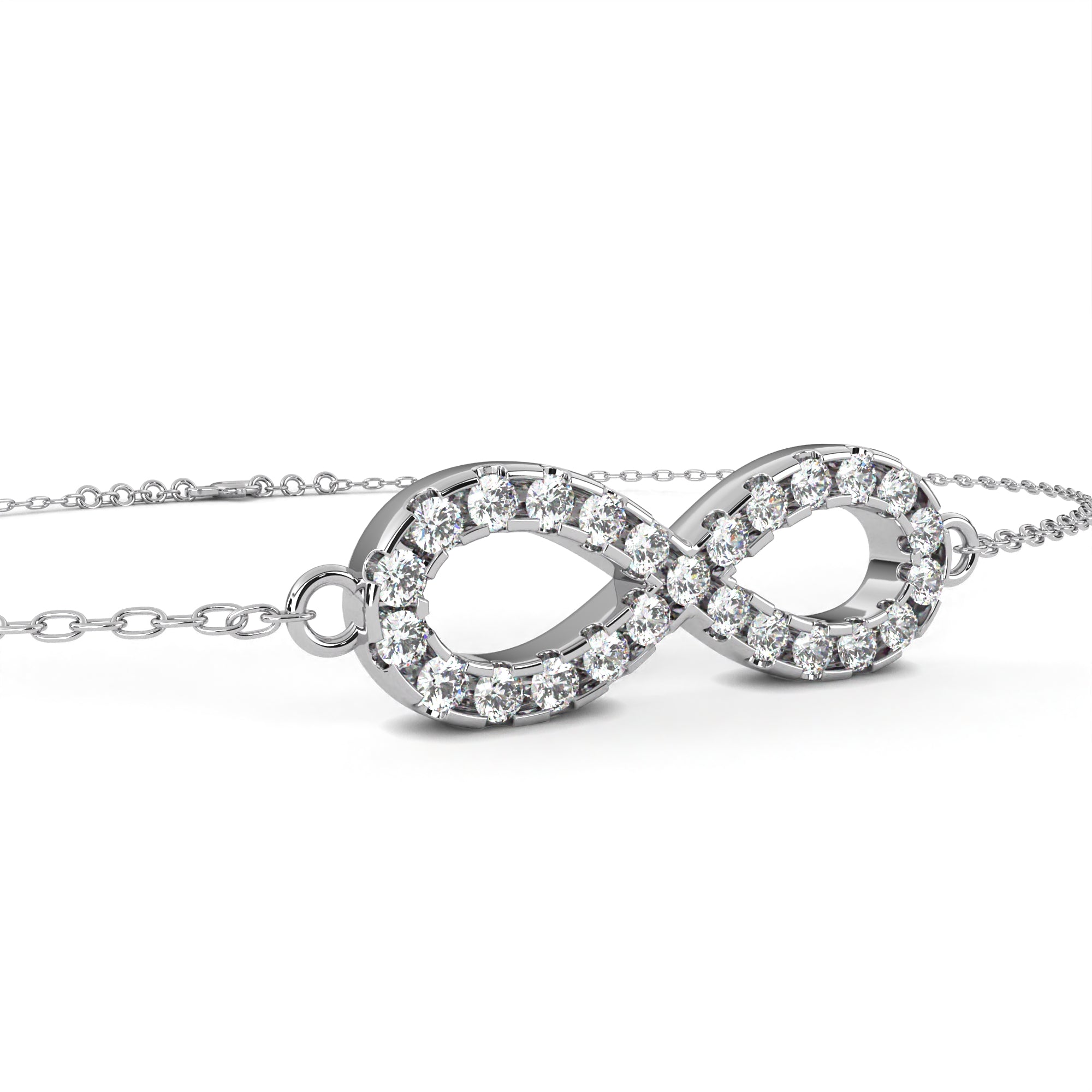 Solitairekart 0.39ct Round Cut Lab Grown Diamond Bracelet